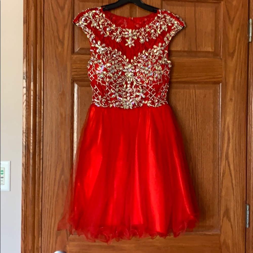 Dancing Queen Red Party Dress